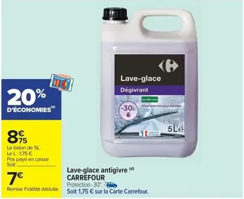 Carrefour - Lave-glace Antigivre offre à 8,75€ sur Carrefour Contact