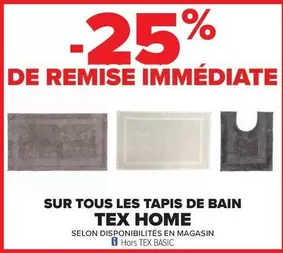 TOUS - Sur Tous Les Tapis De Bain offre sur Carrefour Contact