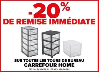 Carrefour - Sur Toutes Les Tours De Bureau offre sur Carrefour Contact