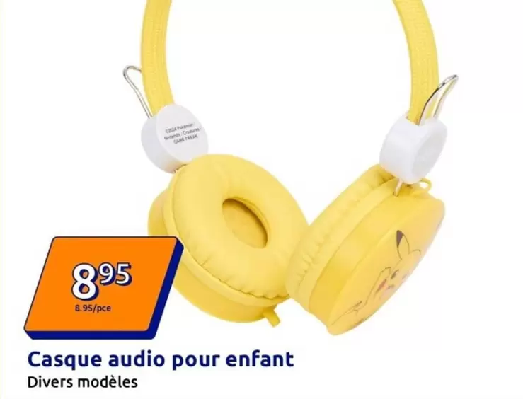 Casque Audio Pour Enfant offre à 8,95€ sur Action