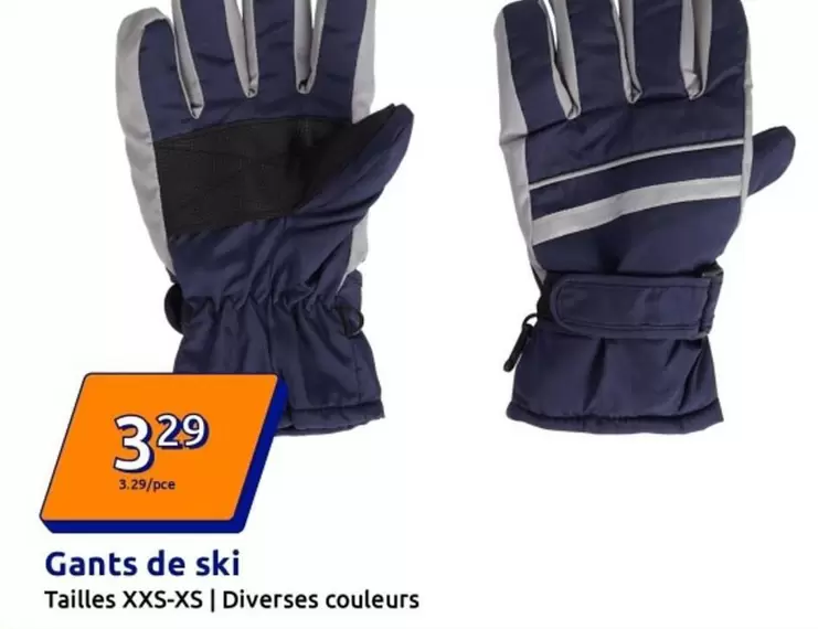 Gants De Ski offre à 3,29€ sur Action