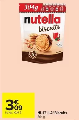 Nutella - Biscuits offre à 3,09€ sur Carrefour Market