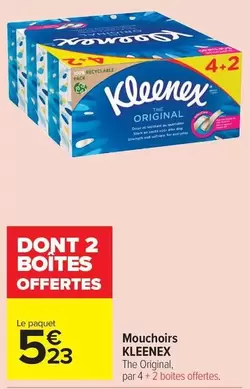 Kleenex - Mouchoirs offre à 5,23€ sur Carrefour Market