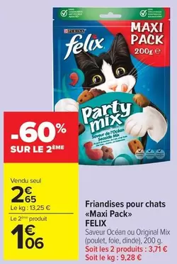 Purina - Friandises Pour Chats maxi Pack offre à 2,65€ sur Carrefour Market