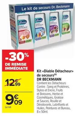 Dr. Beckmann - Kit diable DétacheurDe Secours offre à 9,09€ sur Carrefour Market