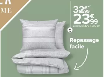 Repassage Facile offre à 23,99€ sur Carrefour Market