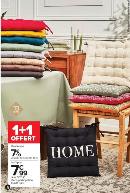 Tex - Home Creation offre à 7,99€ sur Carrefour Market