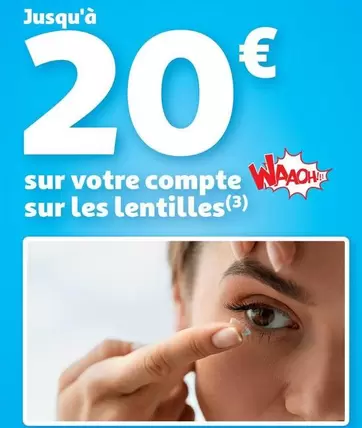 Sur Les Lentilles offre sur Auchan Hypermarché