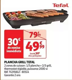 Tefal - Plancha Grill offre à 49,99€ sur Auchan Hypermarché