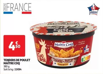 Maître Coq - Tenders De Poulet offre à 4,5€ sur Auchan Hypermarché