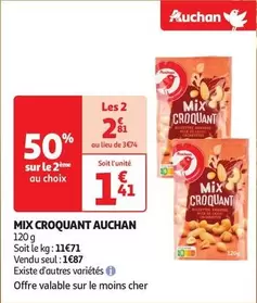 Auchan - Mix Croquant offre à 1,87€ sur Auchan Hypermarché