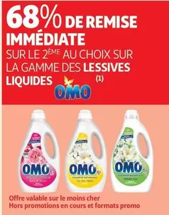 Omo - Sur La Gamme Des Lessives Liquides offre sur Auchan Supermarché