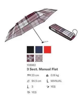 3 Sect.Manual  Flat offre sur Samsonite