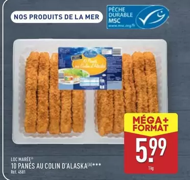 Durable - 10 Panés Au Colin D'alaska offre à 5,99€ sur Aldi