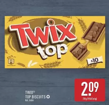 Twix - Top Biscuits offre à 2,09€ sur Aldi