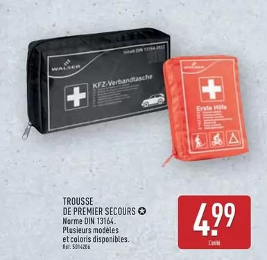 Trousse De Premier Secours offre à 4,99€ sur Aldi