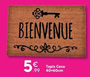 Tapis Coco 40x60cm offre à 5,99€ sur Maxi Bazar