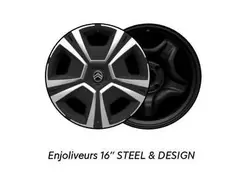 Enjoliveurs 16" Steel & Design offre sur Citroën