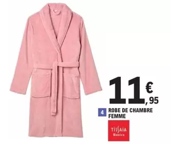 Robe De Chambre Femme offre à 11,95€ sur E.Leclerc