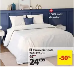 Parure Satinata 240x220 Cm offre à 24,99€ sur Conforama