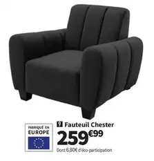 Fauteuil Chester offre à 259,99€ sur Conforama