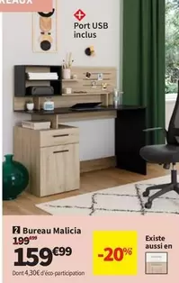 Bureau Malicia offre à 159,99€ sur Conforama