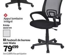 Fauteuil De Bureau Noir offre à 79,99€ sur Conforama