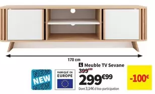 Meuble Tv Sevane offre à 299,99€ sur Conforama