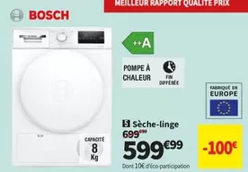 Bosch - Sèche-linge offre à 599,99€ sur Conforama