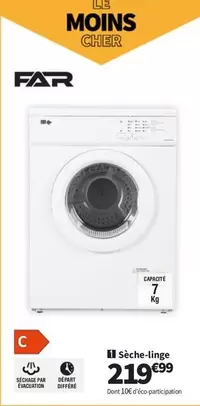 Far - Sèche-linge offre à 219,99€ sur Conforama