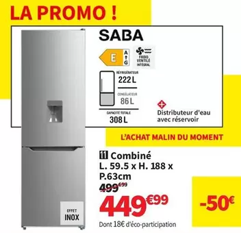 Promo - Combiné offre à 449,99€ sur Conforama