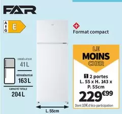 Far - Format Compact offre à 229,99€ sur Conforama