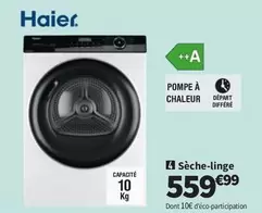 Haier - Sèche-linge offre à 559,99€ sur Conforama