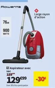 Rowenta - Aspirateur Avec Sac offre à 129,99€ sur Conforama