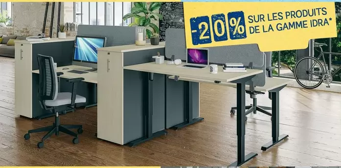 -20% Sur Les Produits De La Gamme Idra offre sur Bureau Vallée