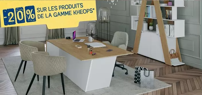 -20% Sur Les Produits De La Gamme Kheops offre sur Bureau Vallée