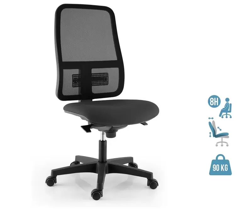 Fauteuil De Bureau Buz Noir offre à 155€ sur Bureau Vallée