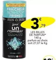 Lenor - Les Billes De Parfum offre à 3,79€ sur Stokomani