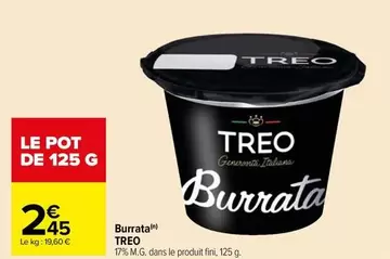 Treo - offre à 2,45€ sur Carrefour Contact