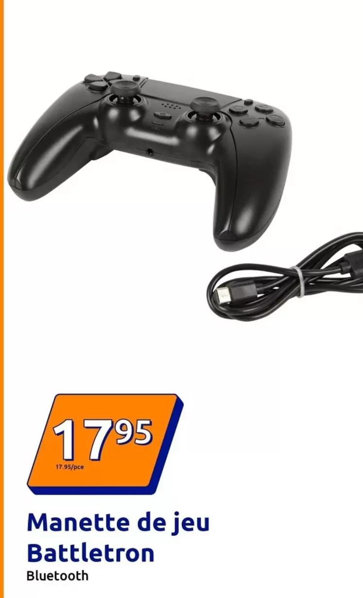 Manette De Jeu Battletron offre à 17,95€ sur Action