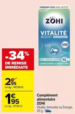 Boost - Complément Alimentaire offre à 1,95€ sur Carrefour Market