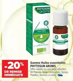 Gamme Huiles Essentielles offre sur Carrefour