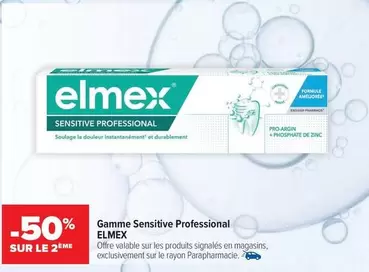 Elmex - Gamme Sensitive Professional offre sur Carrefour