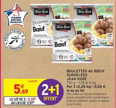 Signal - Boulettes Au Boeuf Surgelées offre à 5,69€ sur Intermarché