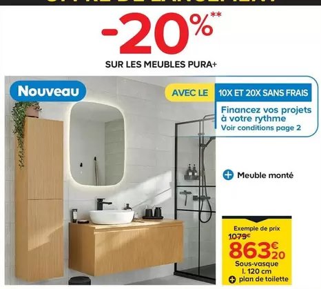 Pura+ - Sur Les Meubles  offre à 863,2€ sur Castorama