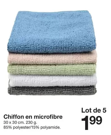 Chiffon En Microfibre offre à 1,99€ sur Zeeman