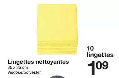 Lingettes Nettoyantes offre à 1,09€ sur Zeeman