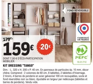 Dim - Kit Dressing "tango" offre à 159€ sur E.Leclerc Brico