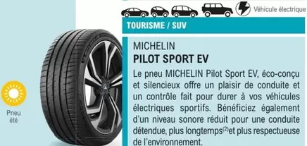 Michelin - Pilot Sport Ev offre sur E.Leclerc L'Auto