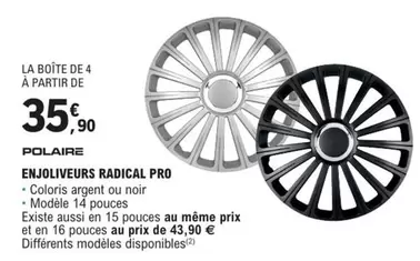 Polaire - Enjolivers Radical Pro offre à 35,9€ sur E.Leclerc L'Auto